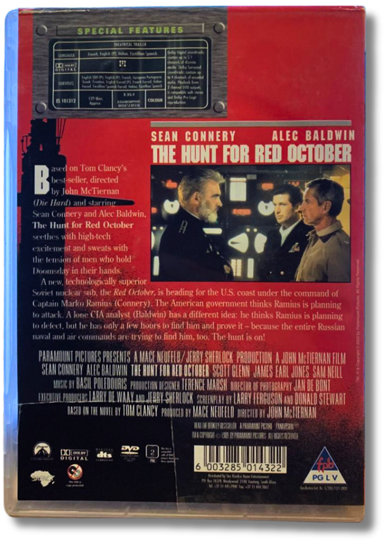 The Hunt for Red October DVD (Sean Connery, Alec Baldwin  )