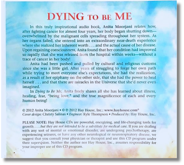 Dying to Be Me (6-CD Audiobook) - My Journey from Cancer, to Near Death, to True Healing