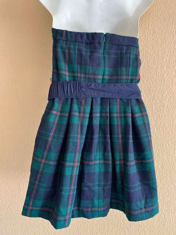 Abercrombie & Fitch Boutique Scottish Plaid Bandeau Dress Size 8