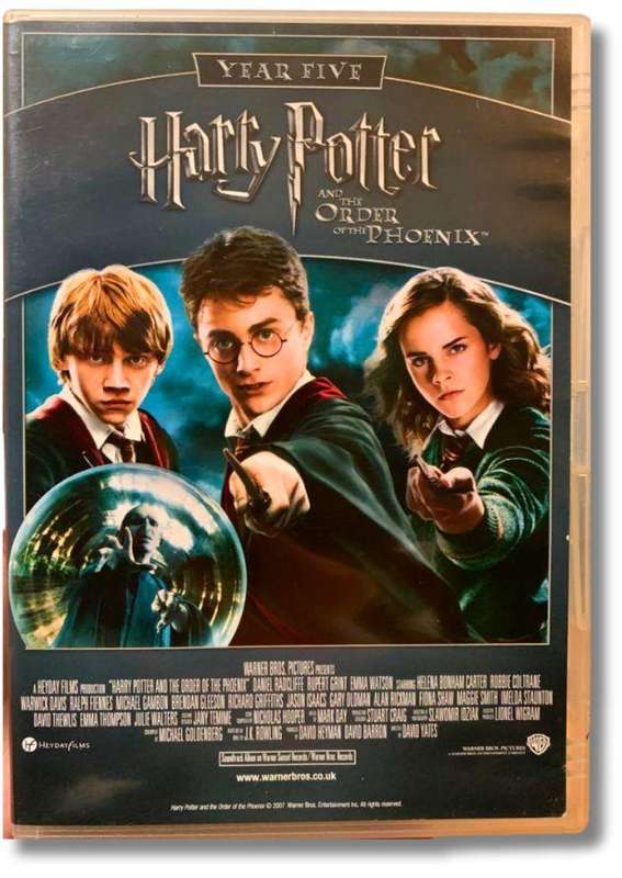 Harry Potter Films 5 & 6 DVD (2 discs) (Order of the Phoenix & Half-Blood Prince)