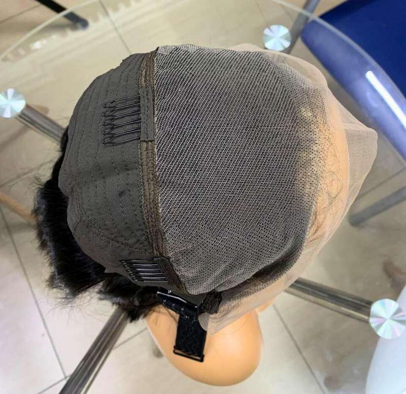 High-End Premium Double Drawn Human Hair Wig-Past Shoulder / Collarbone Length Bob Wig 13x4 14"