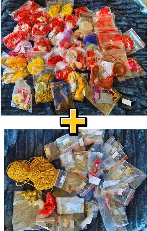 Big Craft Supplies Pack  Ceramic Charms, Beads & Jewelry Findings for DIY Lovers