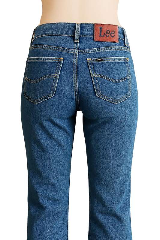 Retro Navy Blue Denim Jeans | Bootcut Style