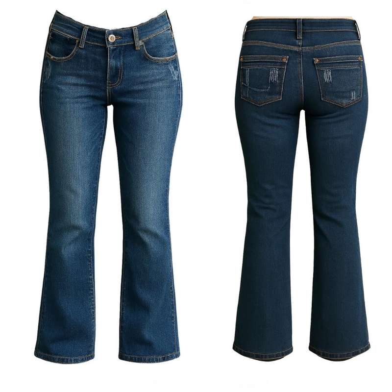 Vintage Blackish Blue Women's Denim | Slim Bootcut