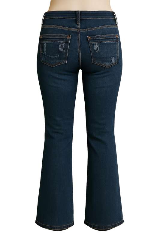 Vintage Blackish Blue Women's Denim | Slim Bootcut