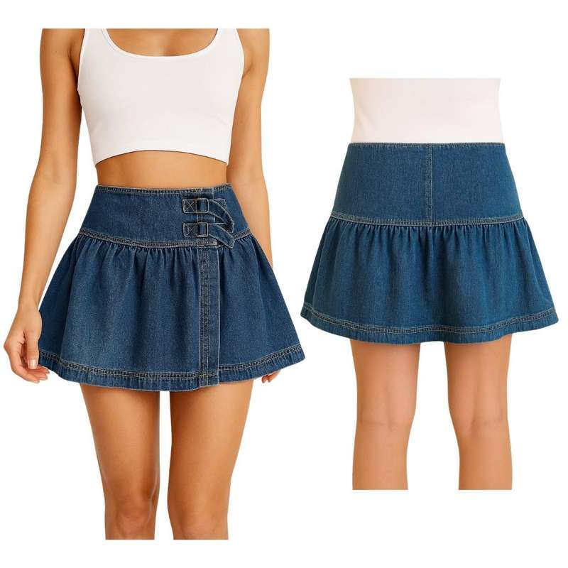 Casual Blue Jean Skirt Size S