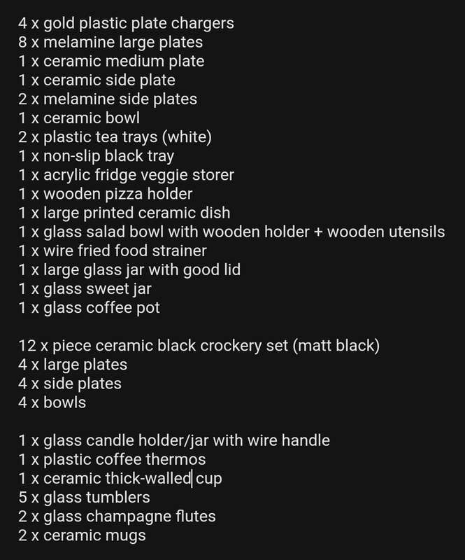 Kitchen Crockery