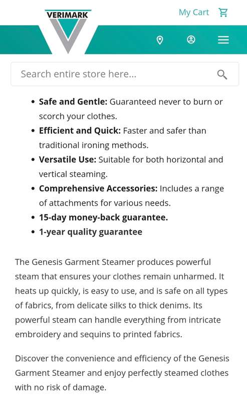 Genesis Garment Steamer