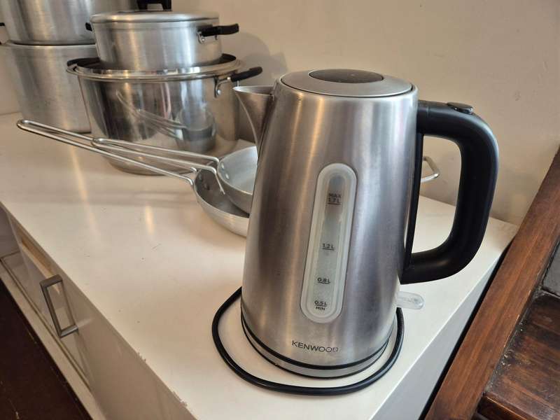 Steel Pots, Pans & Kettle