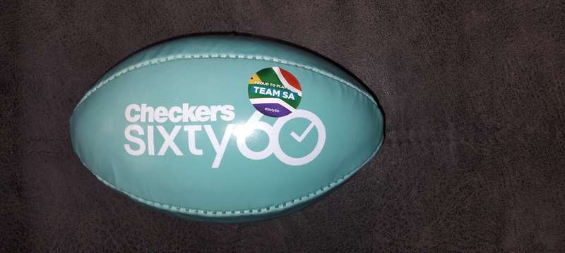 Checkers Sixty60 Collectable Rugby Balls (2)