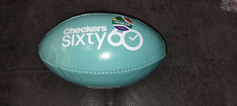 Checkers Sixty60 Collectable Rugby Balls (2)