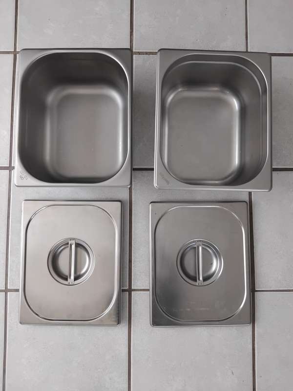 Steel Kitchen Bain Maries (x2)