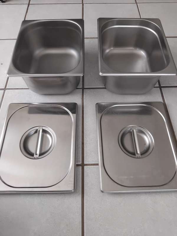 Steel Kitchen Bain Maries (x2)