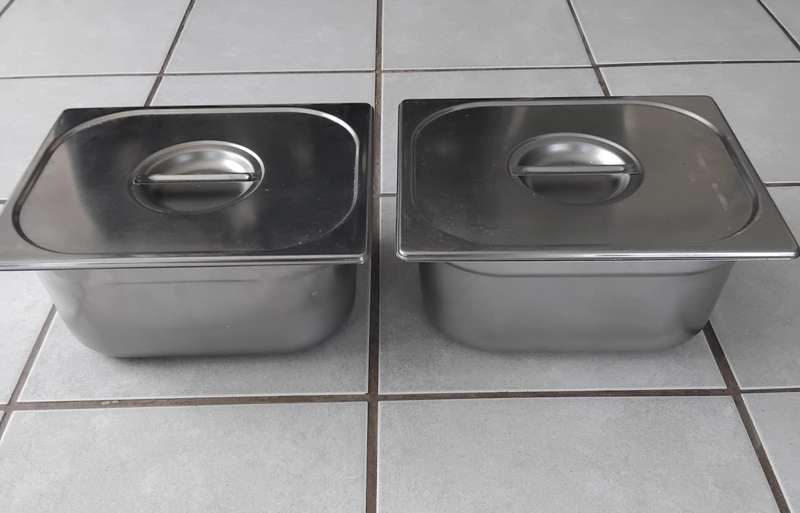 Steel Kitchen Bain Maries (x2)