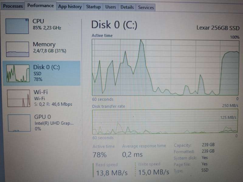 Acer Notebook - i3 10th gen - 8gb - 256gb ssd
