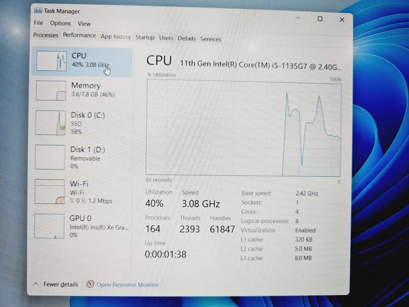 Acer Aspire 5 - i5 11th + 8gb + 256gb