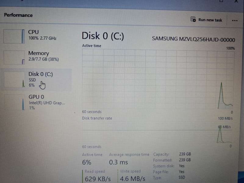2022 Asus VivoBook - i3 10th gen + 8gb + 256gb ssd