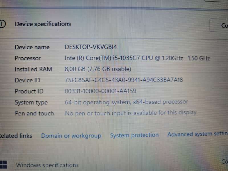 Proline Ultraslim Business Laptop | 10th Gen i5, 8GB RAM, 256SSD