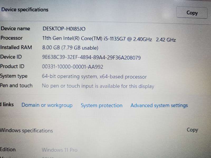Lenovo Ideapad 3 - i5 11th gen - 8gb ram - 512gb ssd
