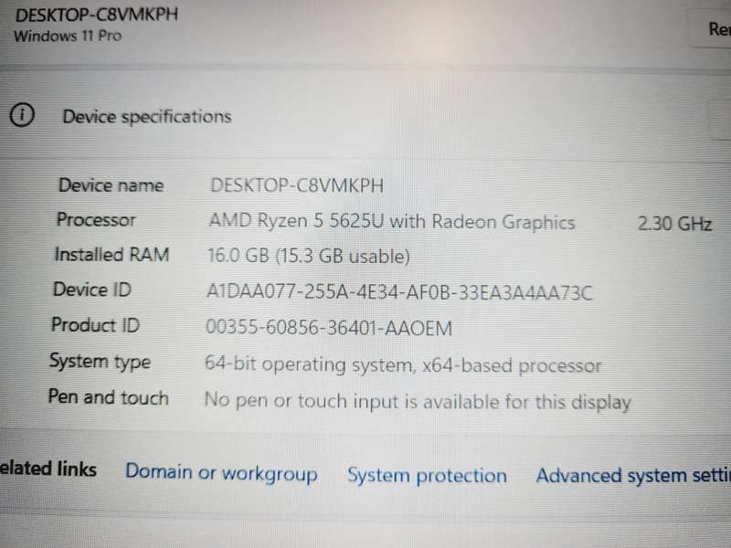 2023 HP Elitebook - Ryzen 5 - 16gb - 512gb - 1080p
