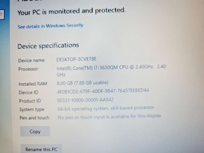 i7 Alienware Laptop