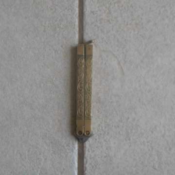 Butterfly Knife With Brass Handle