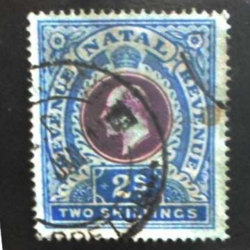 Natal 2 Shilling Stamp - Used