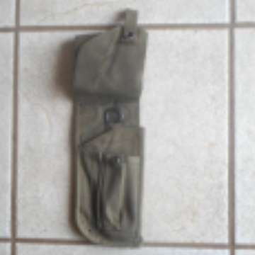 SADF Officers Holster With Amo Pouch And Metal Cleaning Rod