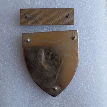 Schools Of Signals Metal Shoulder Flash With Command Bar - All Pins Intact