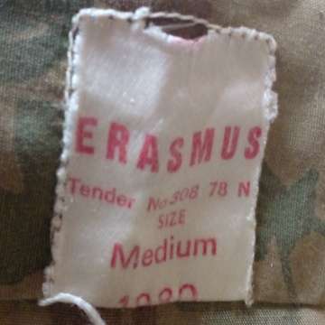 Early S.A Camo Shirt - Medium - All Buttons Intact - No Tares