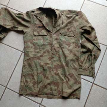 Early S.A Camo Shirt - Medium - All Buttons Intact - No Tares