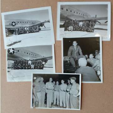 S.A.A.F In Career - Five  Original Photo's  Of SAAF Members In Career - Extrmly Scares