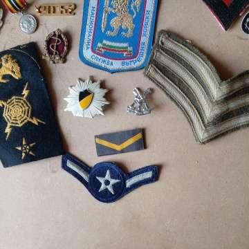 A Lot Of Good Badges And Medals