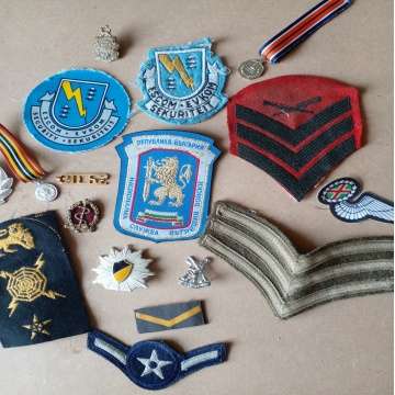 A Lot Of Good Badges And Medals