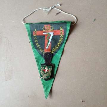 Seven Medical Flag And Badge - Belgim