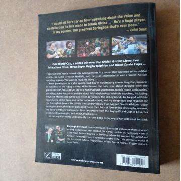 Victor Matfield Rugby Book