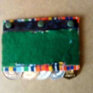 Border War Period Group Of Five Medals With Ribbons And Mounted Selling As Is