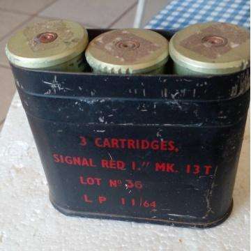 Three CartridgesMK M1 In Tin