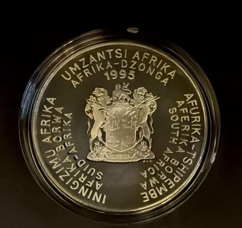 SILVER R2 (1 OUNCE) - 1995 Silver Proof Crown UNITED NATIONS 50TH ANNIVERSARY - Mintage 1412