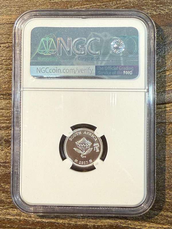 2017 Heart Transplant - Flypress JHB Coin Show *** Silver 2.5C - PF70 UC