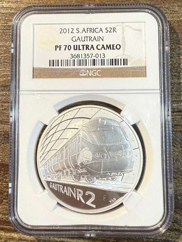 2012 Gautrain *** Silver R2 *** PF70 Ultra Cameo