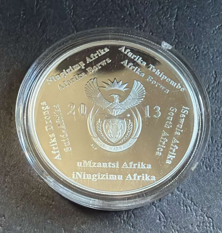 SILVER 1 OUNCE - 2013 Silver Proof R2 Crown Union Buildings Centenary - Mintage 974