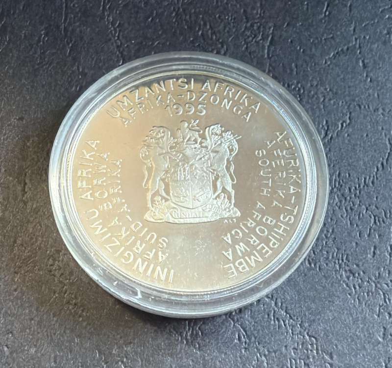 SILVER 1 OUNCE - 1995 Silver Proof R2 Crown FOOD & AGRICULTURE ORGANIZATION (FAO)- Mintage 1743