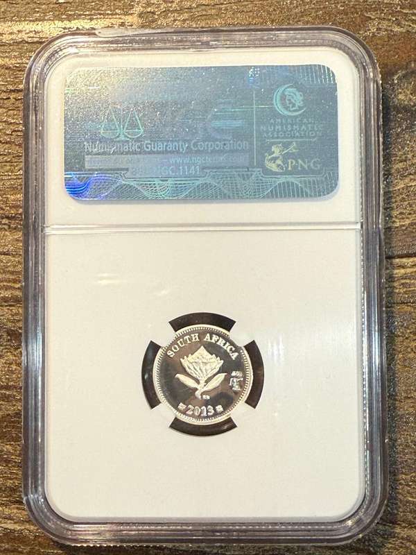 2013 Train Class 35 - Plain Edge JHB Coin Show *** 2.5C - PF69 UC
