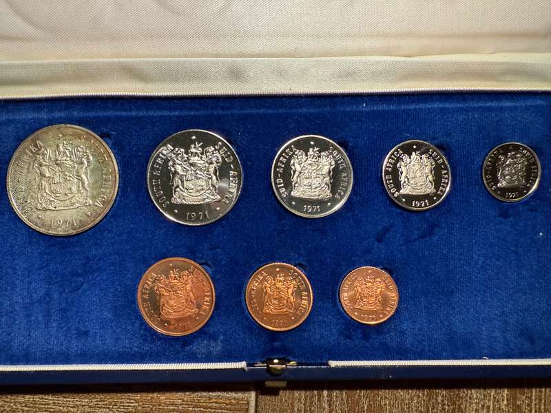1971 Short proof set- as per pictures