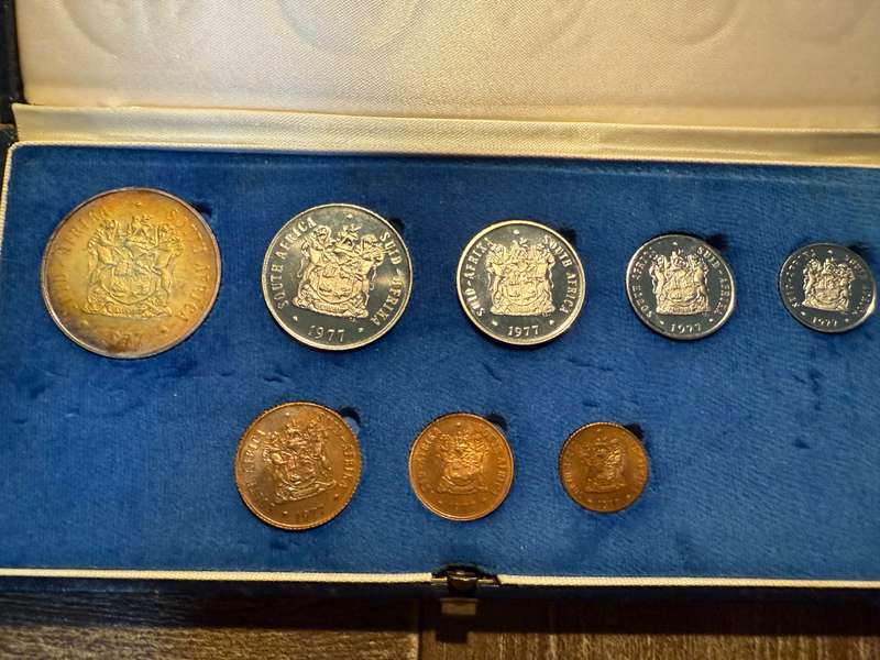 1977 Short proof set- as per pictures