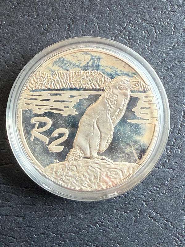 1998 Jackass Penguin - Sterling Silver R2 Proof - in original SAM box - includes COA