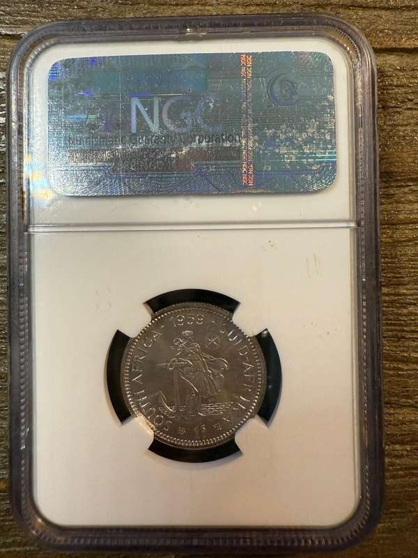 1959 * 1 shilling * very high grade by NGC PF67 * wonderful to collect