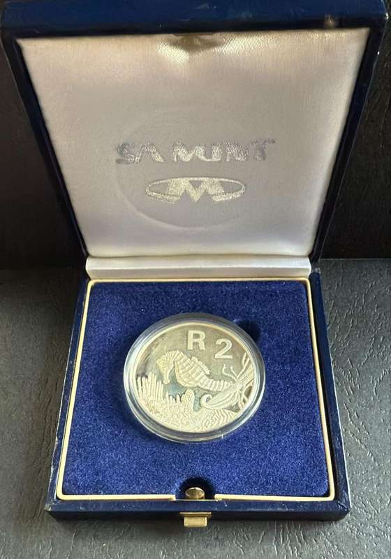 SILVER 1 OUNCE - Silver Proof R2 Seahorse - Mintage 3000