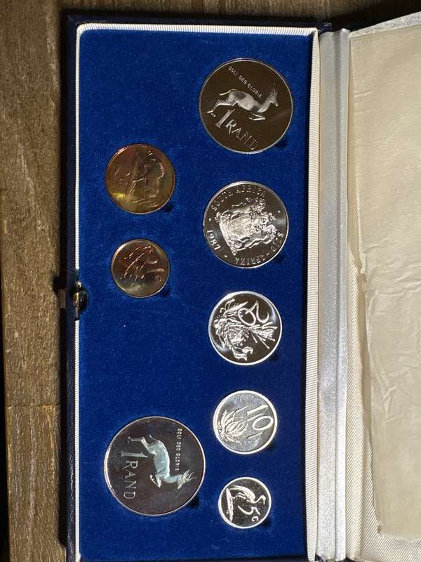 1987 Short proof set- as per pictures